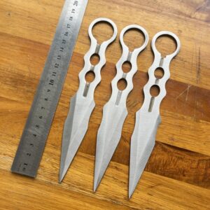 Practice Throwing Knife Set YF188 – 3-Piece, White